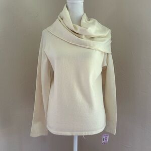 Isda & Co. Ivory Cowl Neck Sweater from Nordstrom Size L NWT